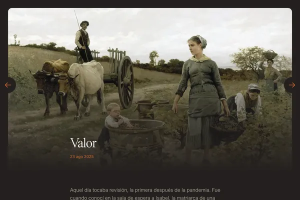 Screenshot of the site